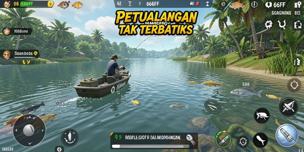 Tangkapan ikan yang menakjubkan di 666FF.