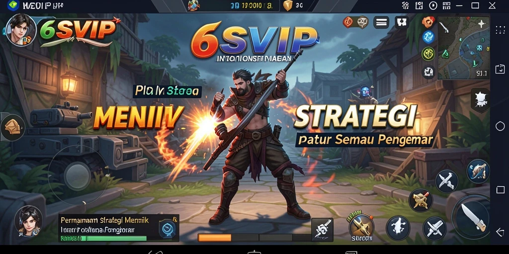Tampilan gameplay strategis 6SVIP dengan pertempuran seru.