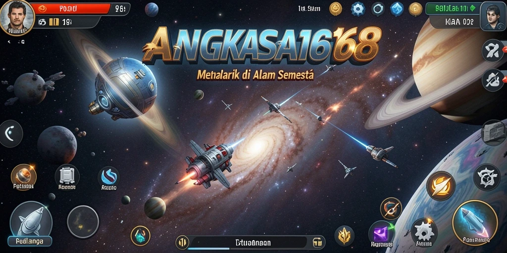 Tampilan gameplay ANGKASA168 yang menakjubkan dan penuh aksi.