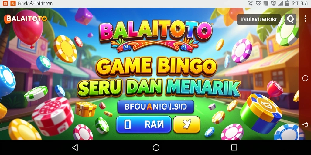 Tampilan gameplay seru dalam BALAITOTO dengan aksi Bingo yang mendebarkan.