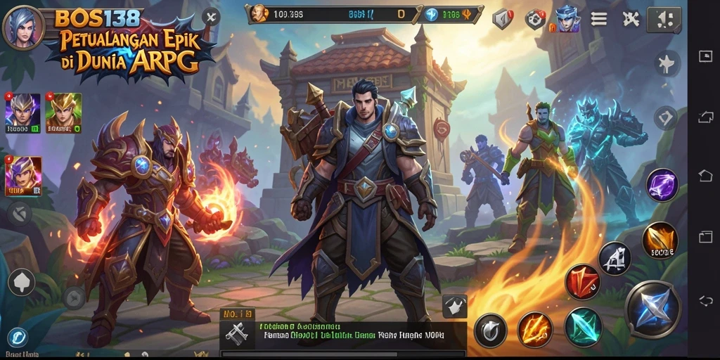 Screenshot gameplay yang menonjolkan aksi seru di dunia ARPG.