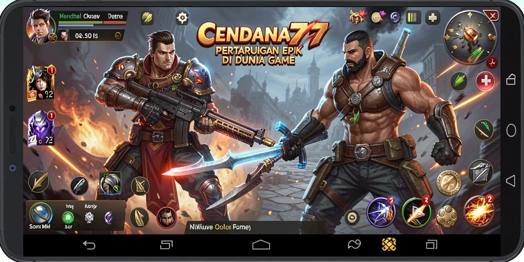 Tampilan gameplay CENDANA777 yang mendebarkan dan penuh aksi.