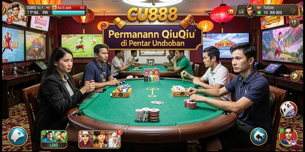 Tampilan gameplay QiuQiu di CU888 yang menarik dan seru.