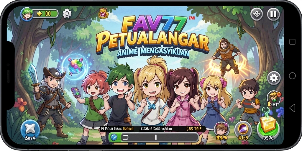 Screenshot FAV77 menampilkan aksi pertarungan karakter Anime yang menegangkan.