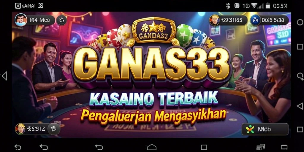 Tampilan gameplay Kasino yang seru dan mengasyikkan di GANAS33.