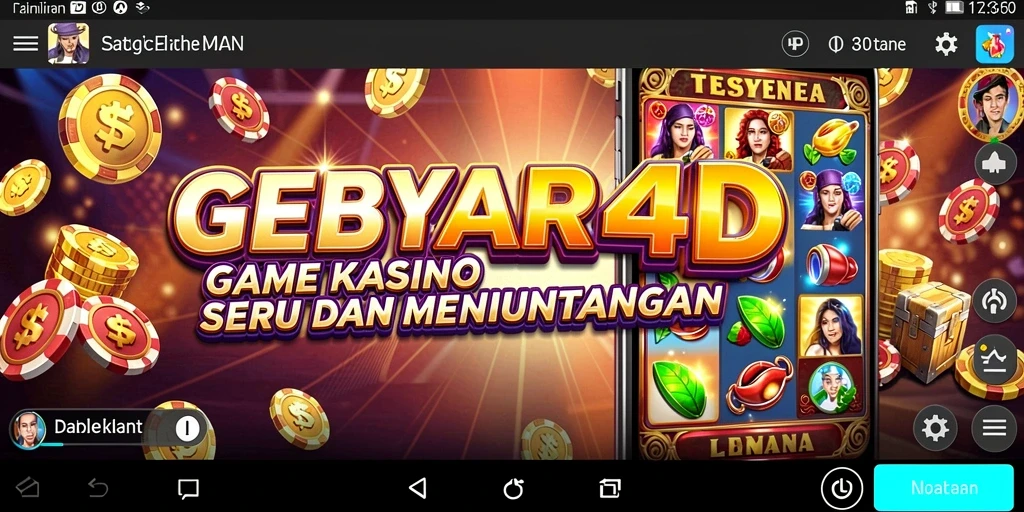 Tangkapan layar dari gameplay menarik di GEBYAR4D.