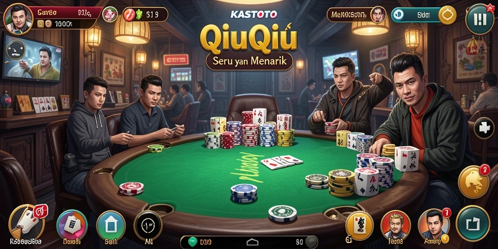 Tampilan menarik dari gameplay KASTOTO yang seru dan interaktif.