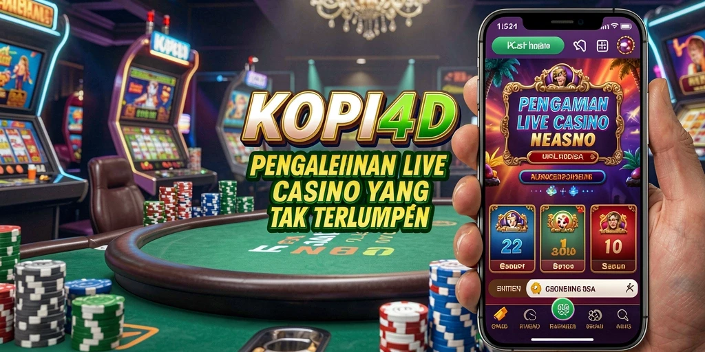 Tampilan gameplay KOPI4D yang mengesankan dalam sesi Live Casino.