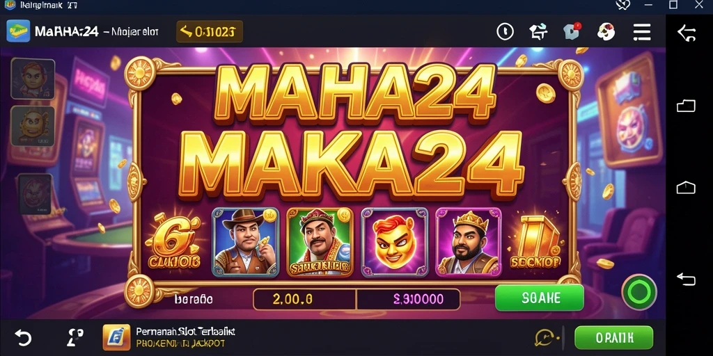 Screenshot gameplay MAHA24 dengan tema slot yang menawan.