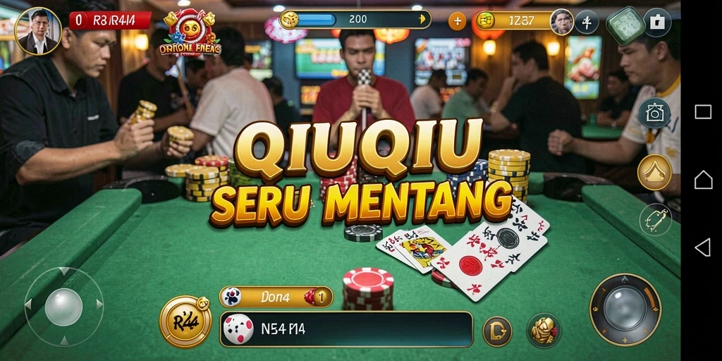 Tampilan gameplay menarik dari RR44 saat bermain QiuQiu.