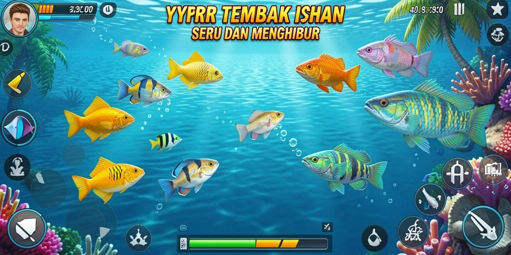 Tampilan gameplay YYRR yang penuh warna dan menarik.